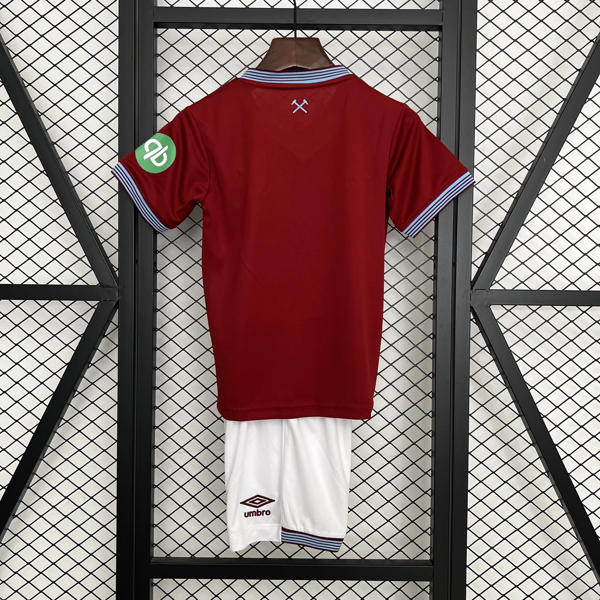 25-26 West ham United Home Kids Kit Soccer Youth Sports Suits AAAAJersey Supply Yupoo 2