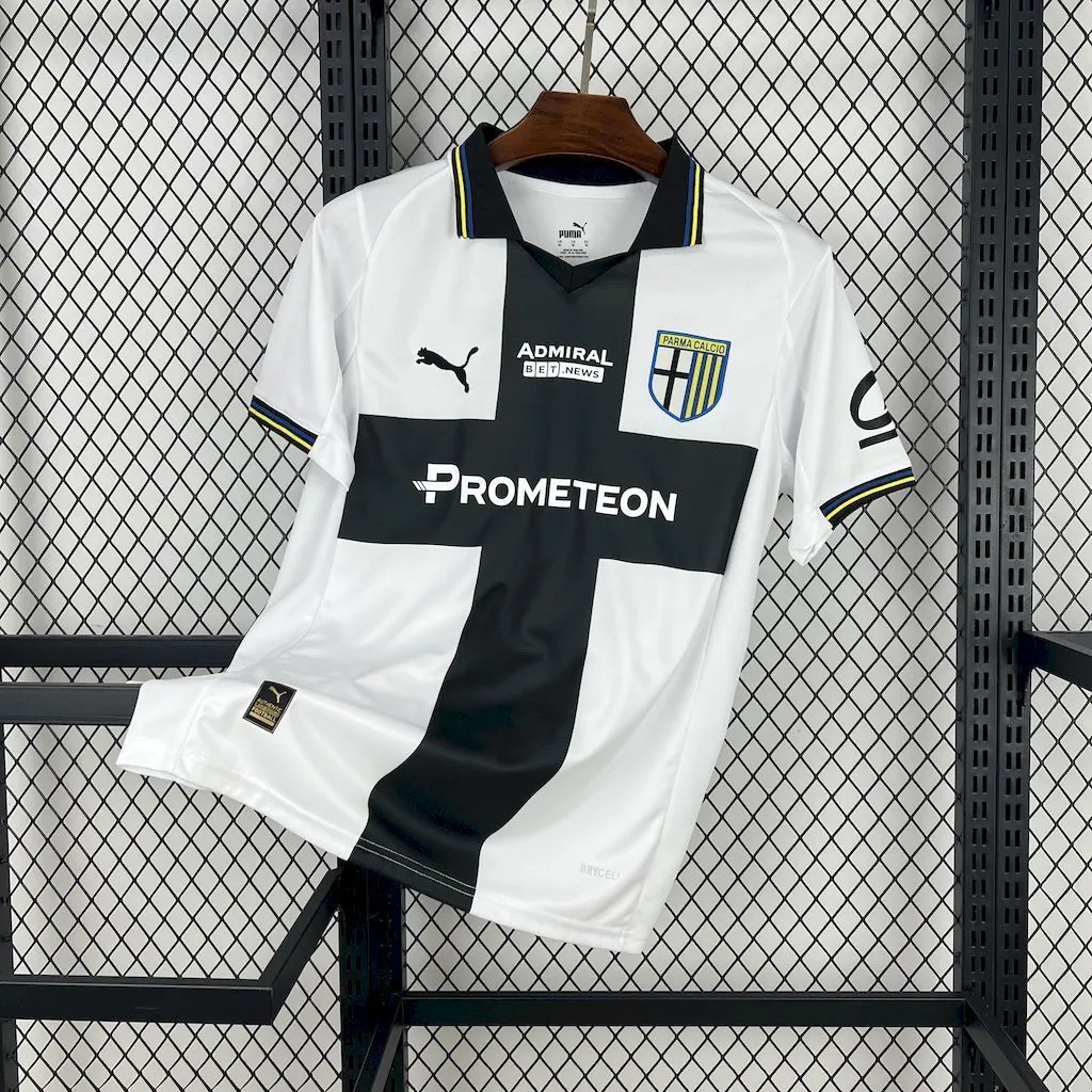 25-26 Parma Home Shirt Soccer Apparels AAAAJersey Supply Yupoo 7