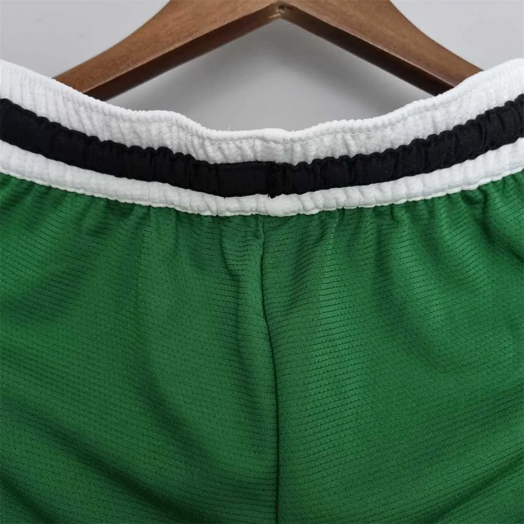 2022 Boston Celtics NBA US Training Shorts Green Black 2