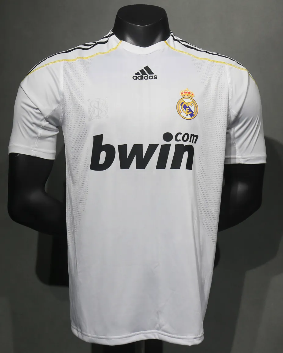 09-10 Real Madrid Home Retro Kit Vintage Player Version Sino Shirt AAAAJersey Dropship Yupoo 9