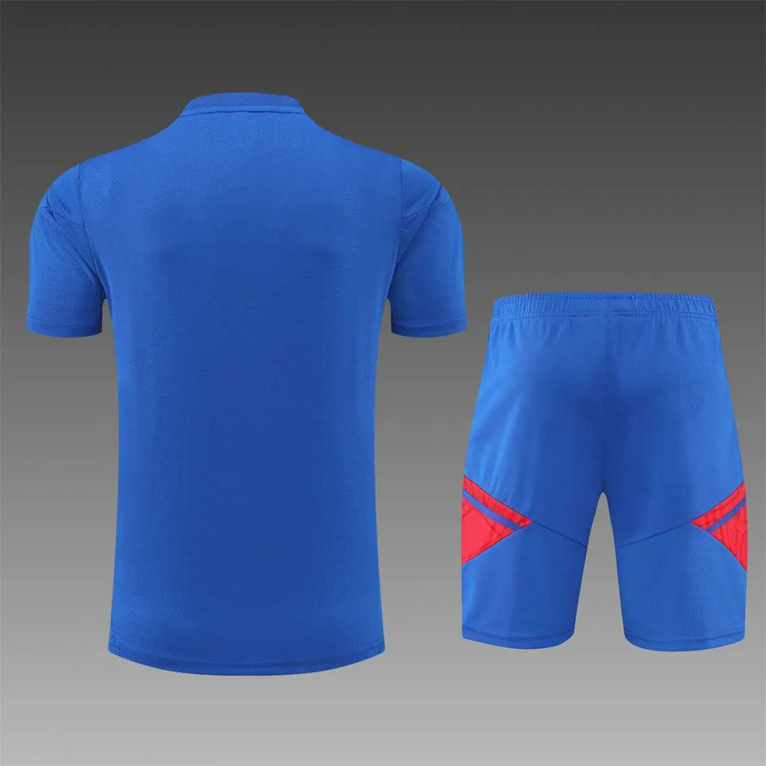 22-23 Lyon Training Suit Short Sleeve Kit Blue 12