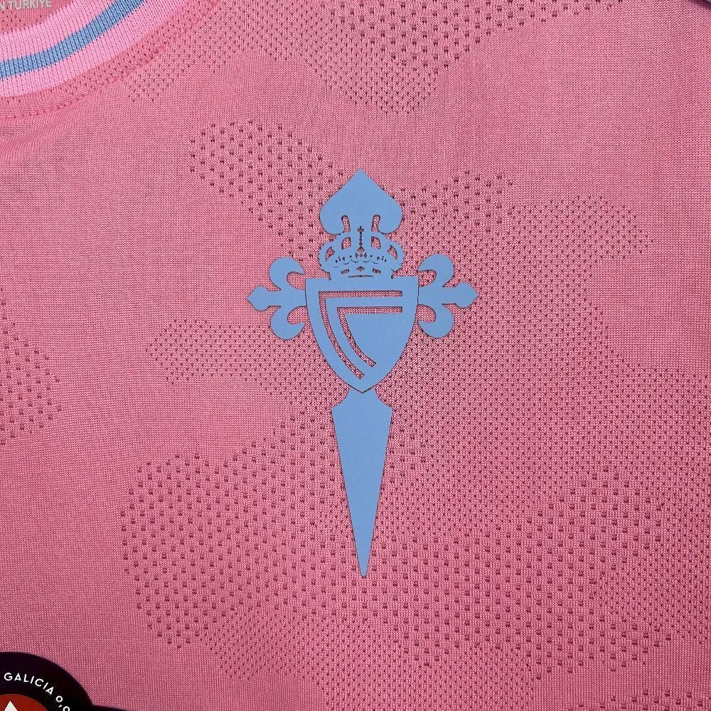 25-26 Celta de Vigo Third Away Pink Shirt Football Uniform AAAAJersey Supply Yupoo 3