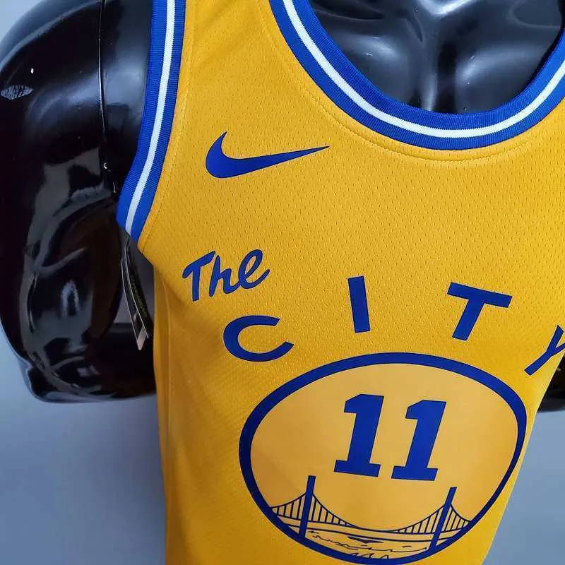 Tram version THOMPSON#11 Golden State Warriors yellow 3