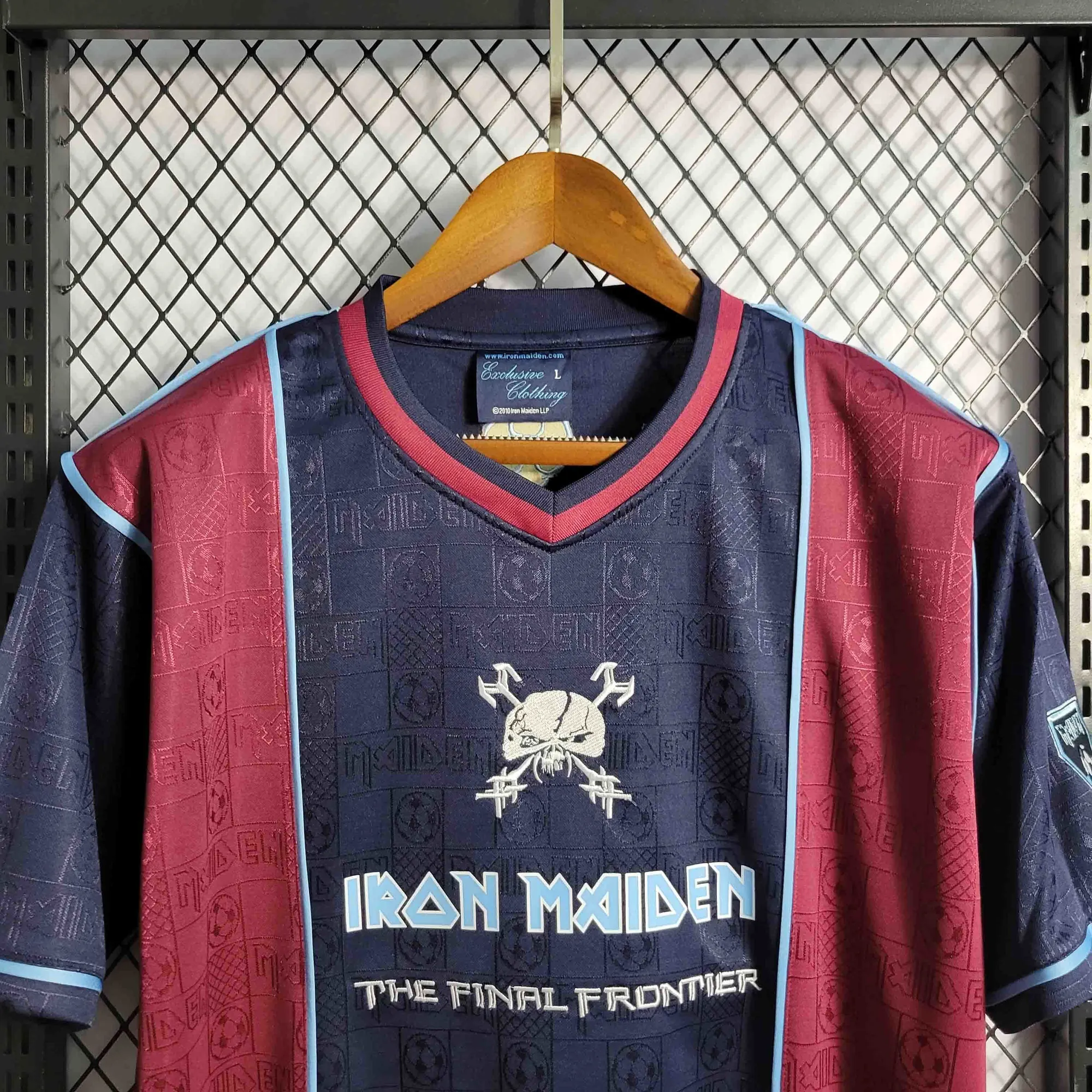 11-12 West Ham Iron Maiden Home Retro Kit Vintage Shirt Sport AAAAJersey Yupoo 4