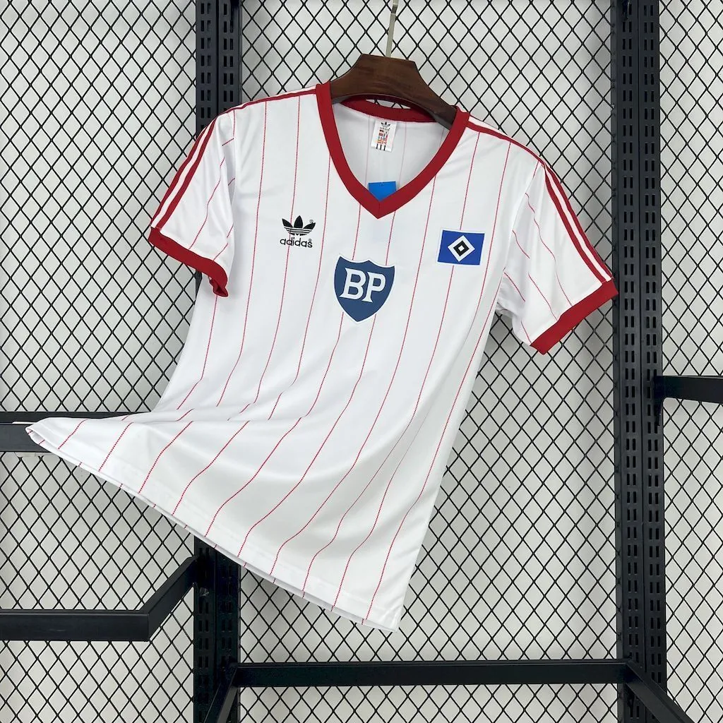 83-84 Hamburger SV Home Retro Kit Vintage Shirt AAAAJersey Yupoo 7