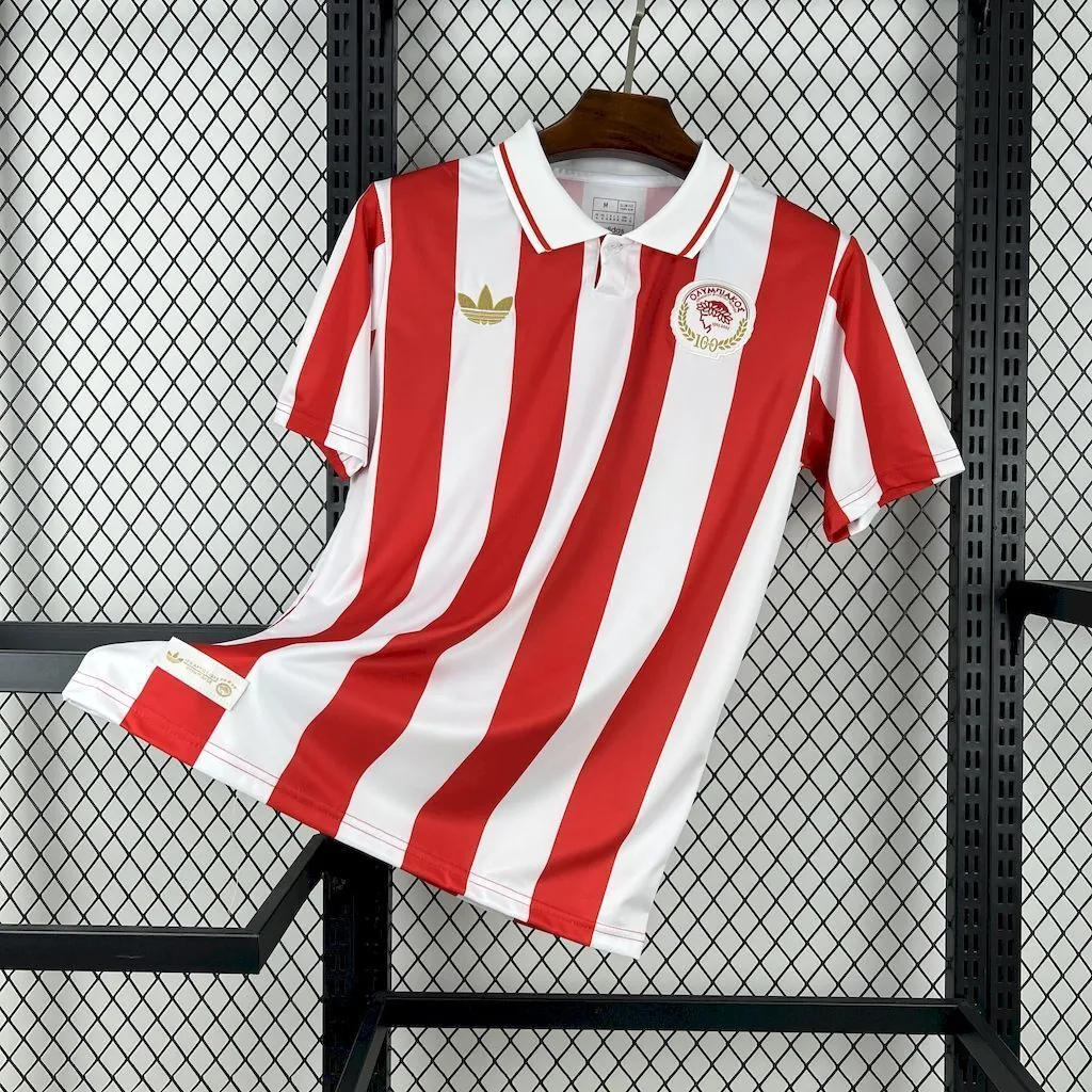 2425 Olympiacos FC 100th Anniversary Special Edition Shirt AAAAJersey Dropship Yupoo 7