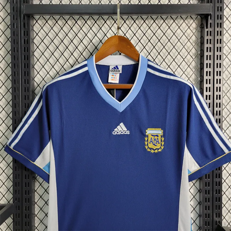 1998 Retro Argentina away size S-XXL Soccer Jersey 4