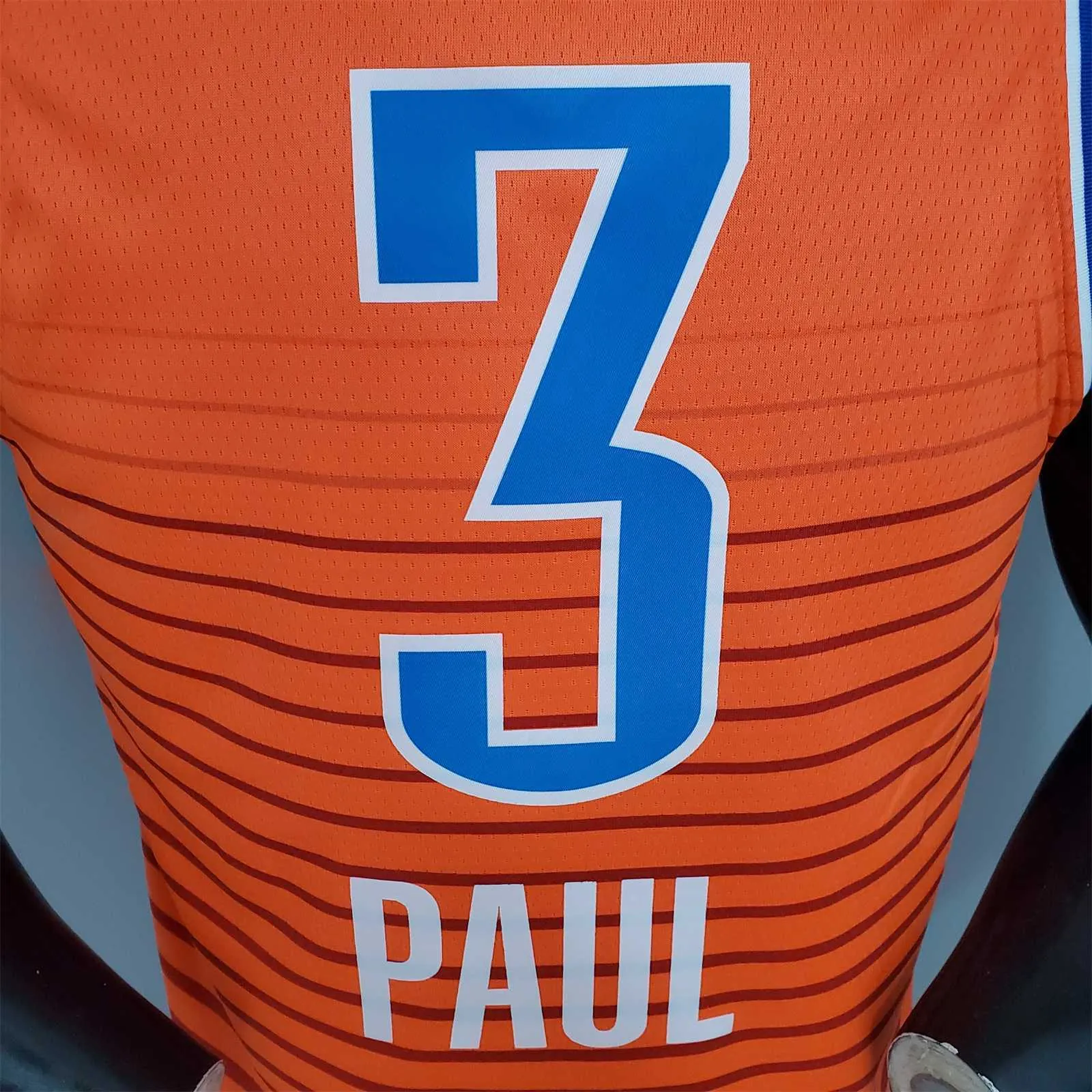PAUL#3 Thunder Jordan Orange 2
