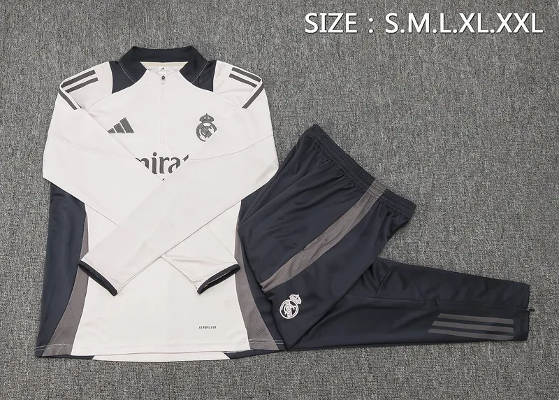 24-25 Real Madrid Long Sleeve Training Suit Football Shirts 1