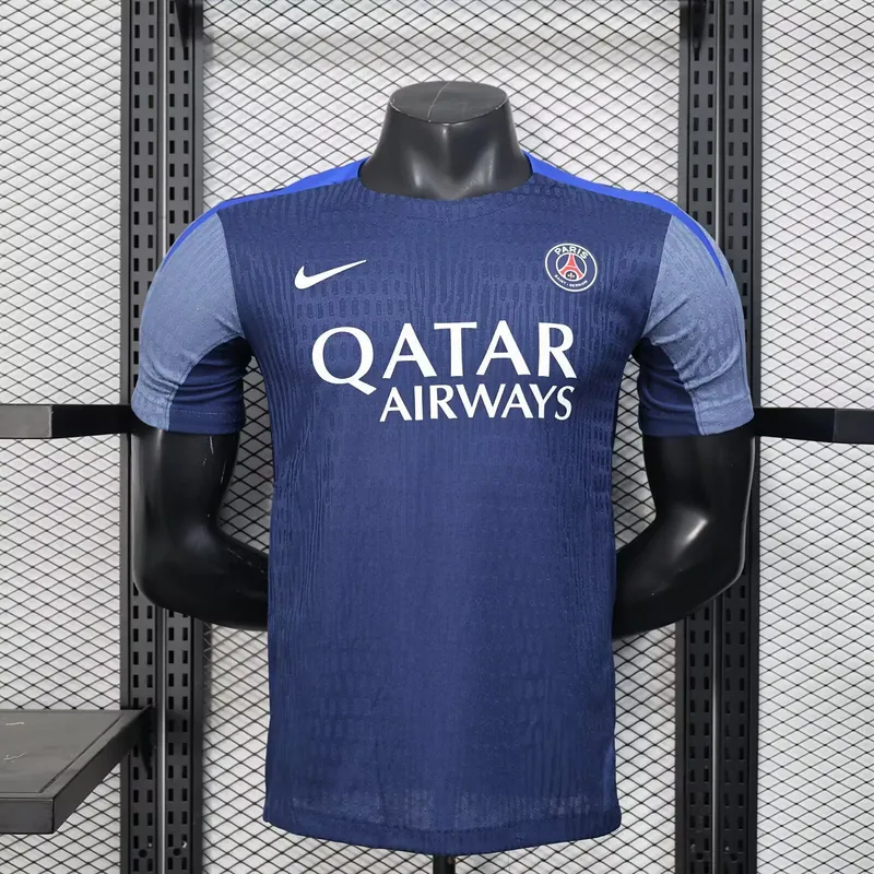 25-26 PSG Blue Pre-Match Kit Player Version Shirt Soccer AAAAJersey Yupoo 5