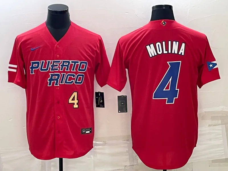 Puerto Rico 2023 World Cup Baseball Jerseys 47