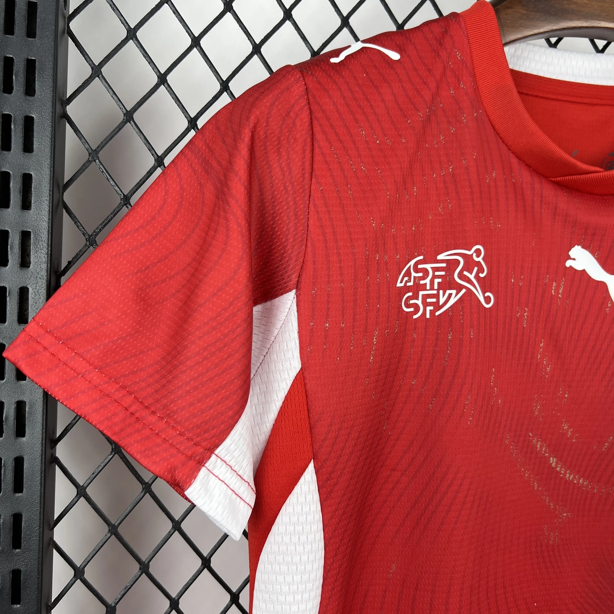 2026 World Cup Switzerland Home Kids Soccer Shirt Kit Fan Version 6