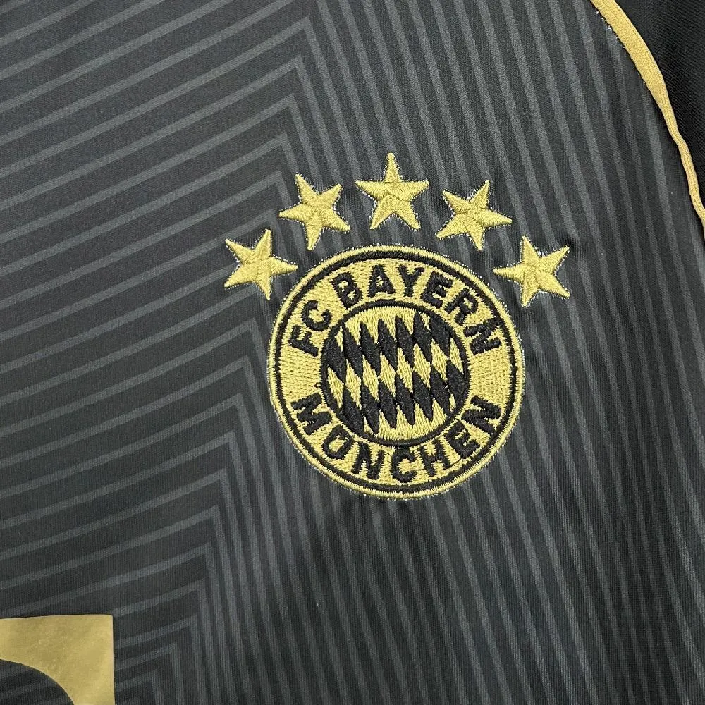 25-26 Bayern Munich x Addidas Black Special Edition Shirt Football Apparels AAAAJersey Supply Y 2