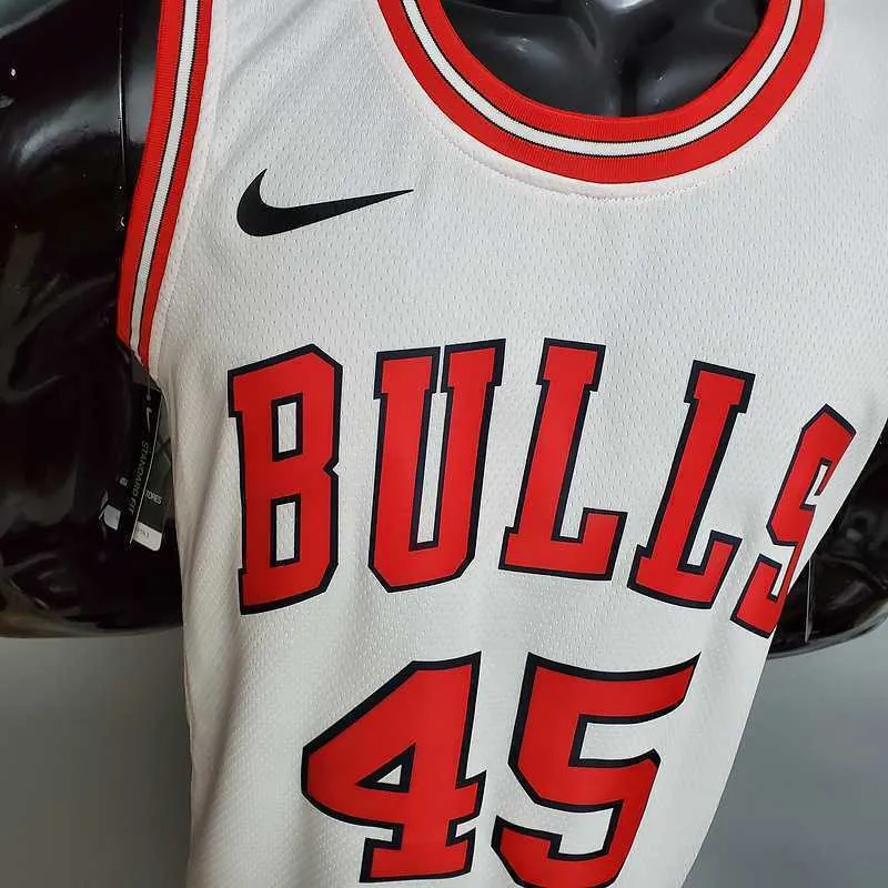 JDRDAN#45 Chicago Bulls white 2