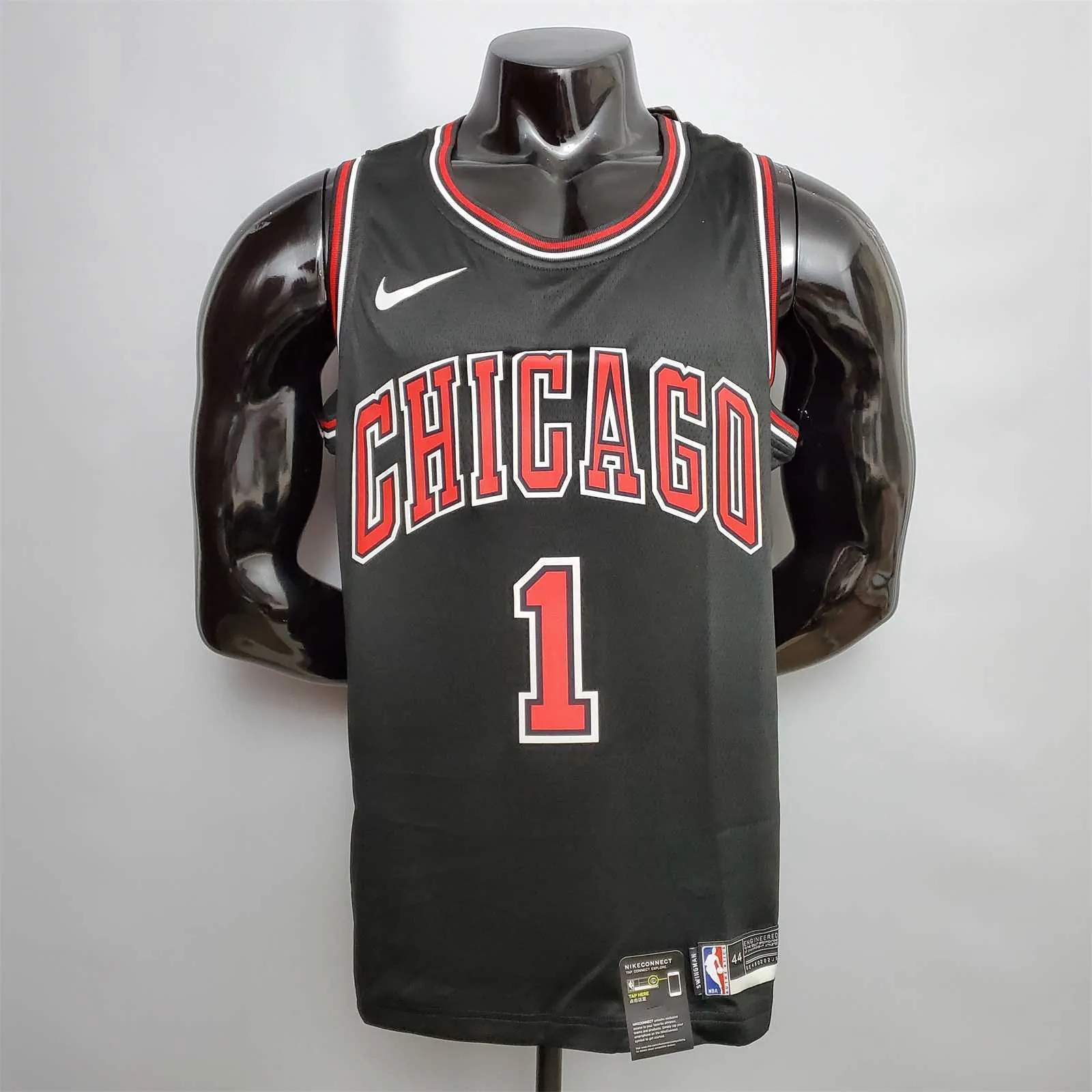 ROSE #1 Chicago Bulls black 7