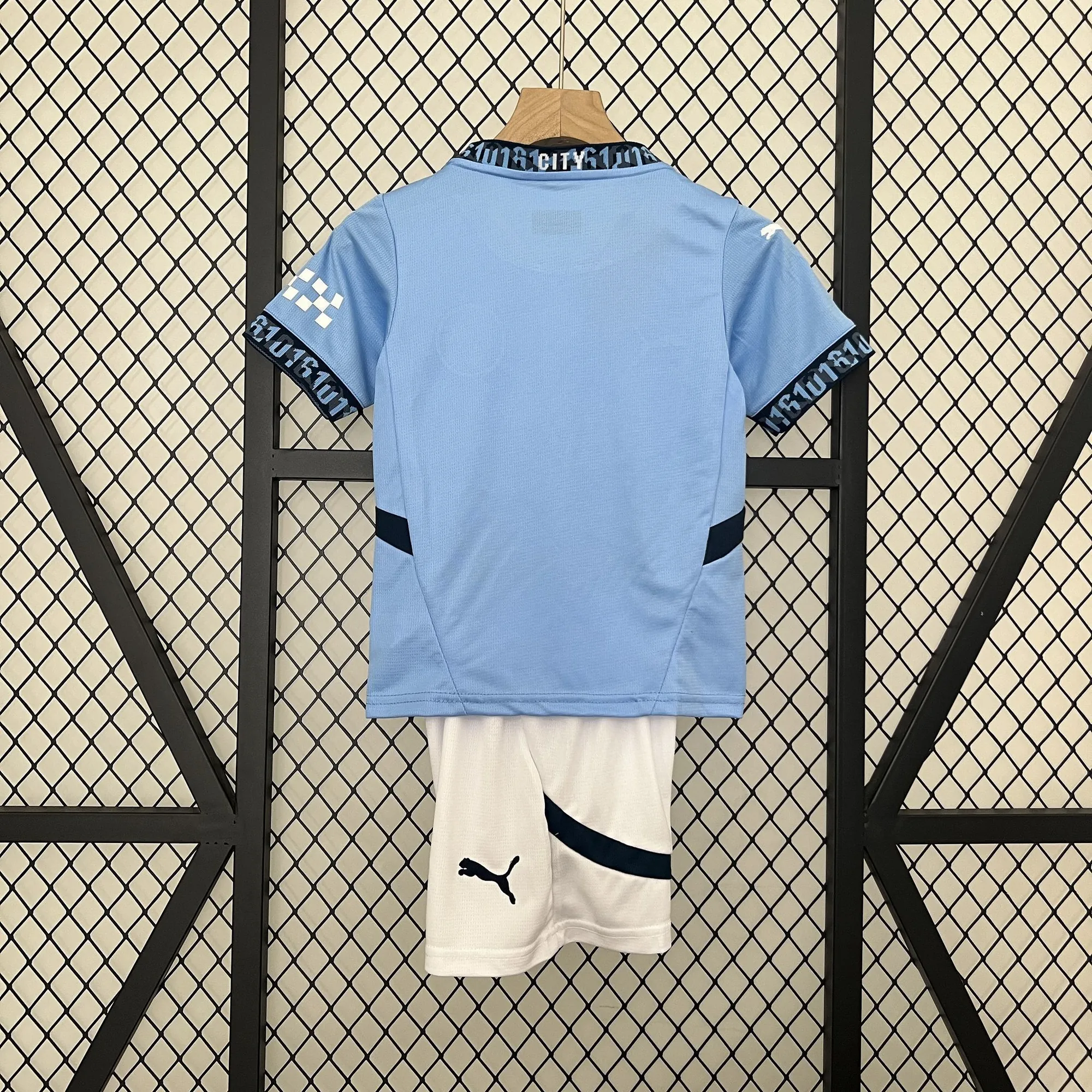24-25 Manchester City Home Kid Kits Youth Apparels AAAAJersey Wholesale Yupoo 7