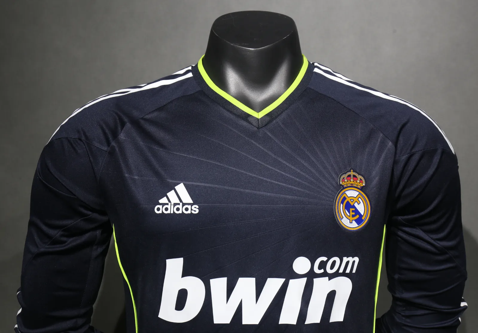 10-11 Real Madrid Away Retro Kit Vintage Player Version Long Sleeve Shirt AAAAJersey Dropship Y 5