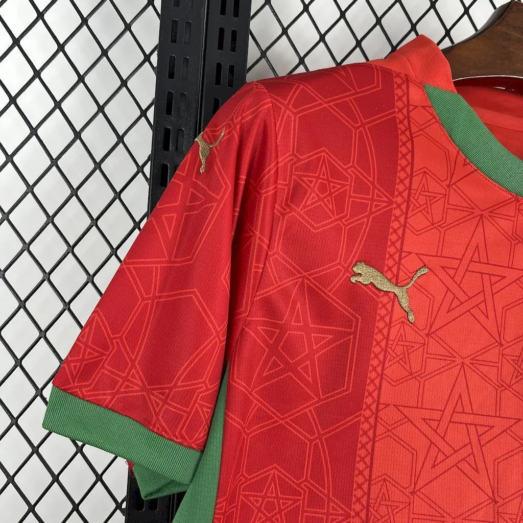 24-25 Morocco Home Shirt Football Apparels Soccer AAAAJersey Yupoo 3