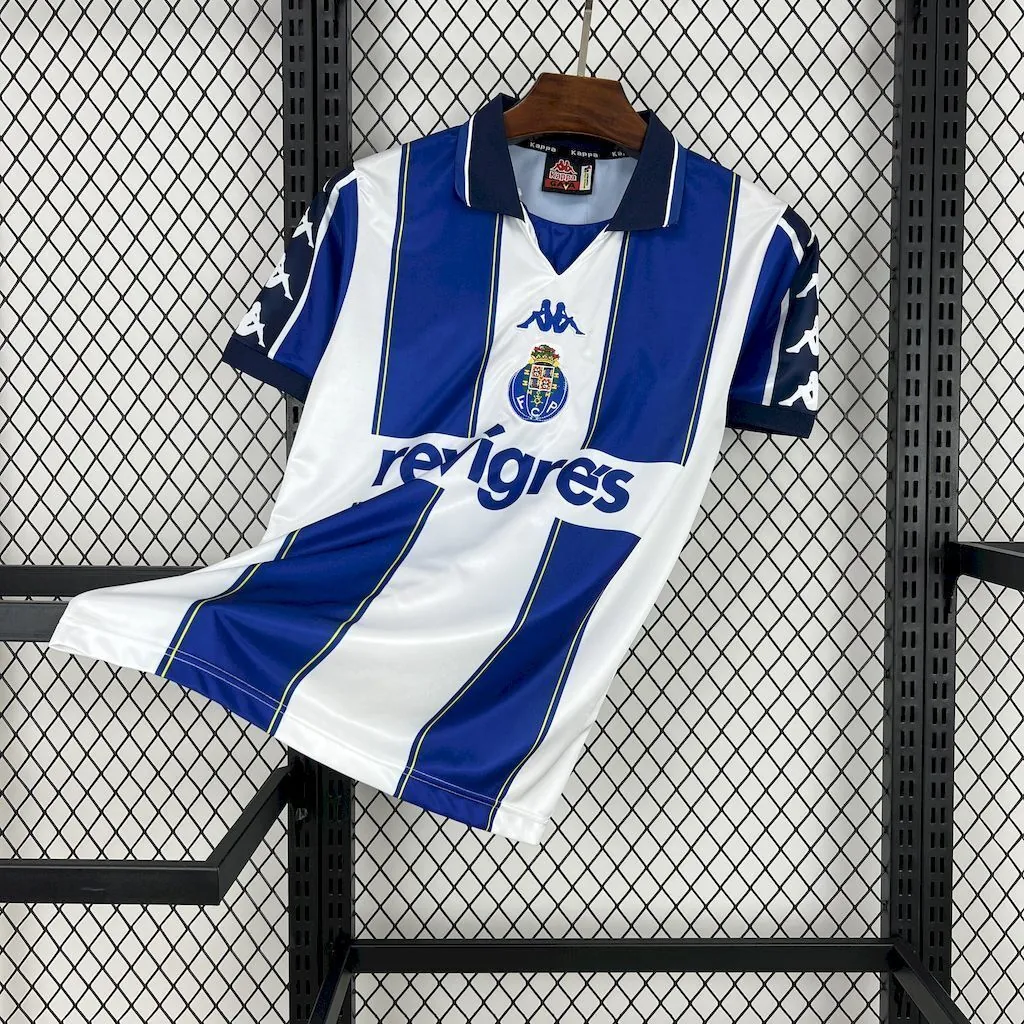 99-00 Porto Home Retro Kit Vintage Shirt AAAAJersey Supplier Yupoo 5