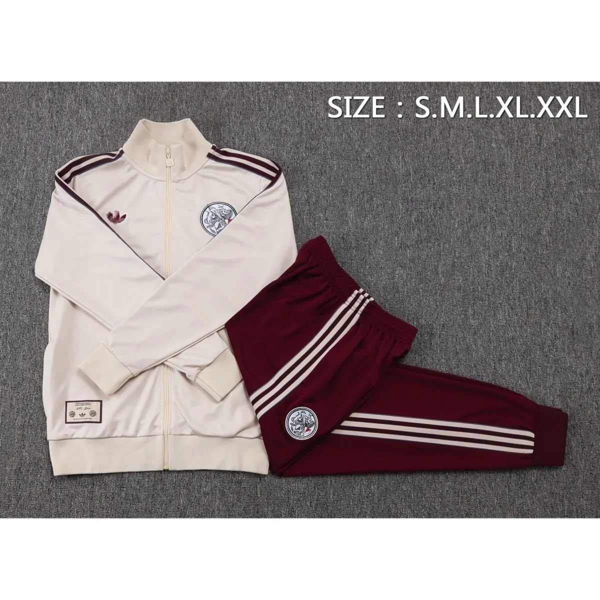 25-26 Ajax Tracksuit Long Sleeve Jacket Suits 1