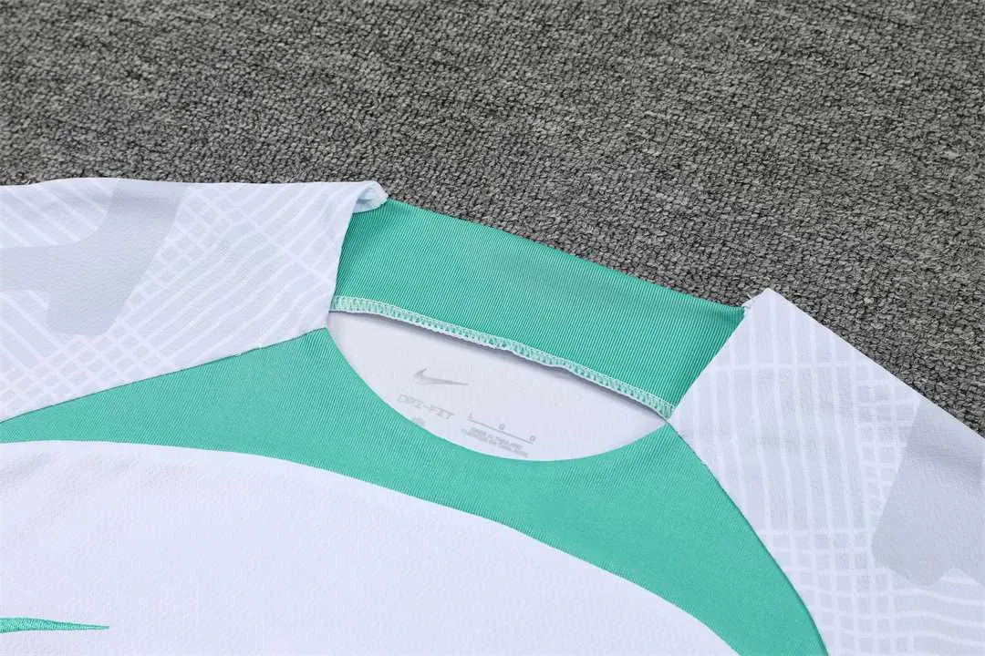 22-23 Inter Milan Training Wear Short Sleeve Kit White 4