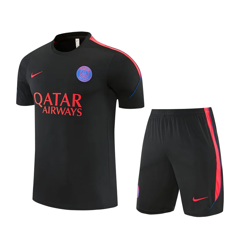 26-27 PSG Aldult Kit Football Black Training Tracksuit Yupoo 5 4