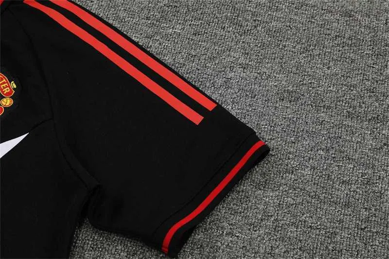 Manchester United Polo black and white-red 8