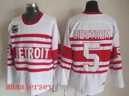 Detroit Red Wings retro ice hockey jersey M-3XL 底特律红翼队复古冰球服 6