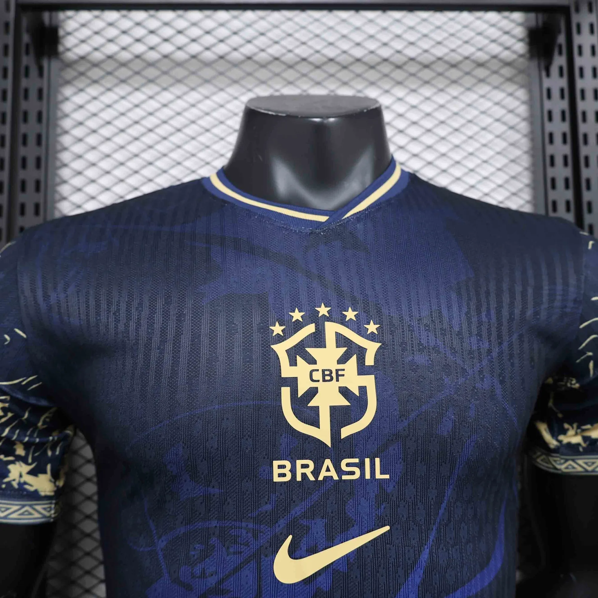 2024 Brazil Special Edition Navy Kit Player Version Shirt Sport AAAAJersey Yupoo 4