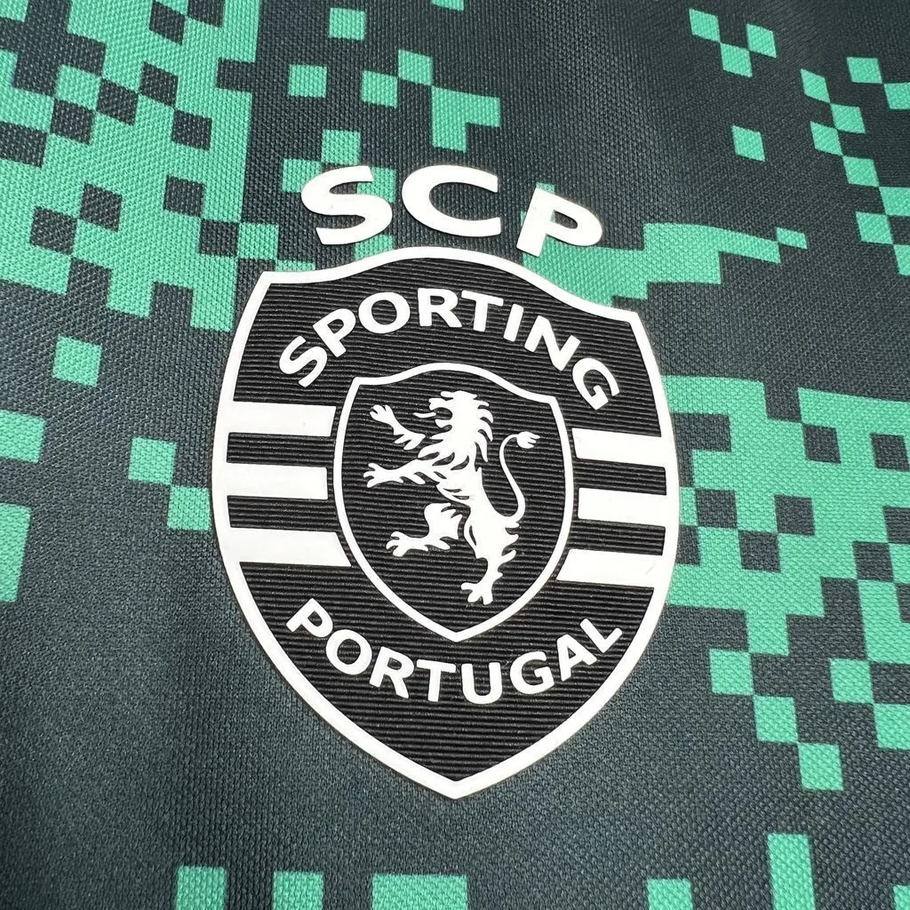 24-25 Sporting Lisbon Pre-Match Shirt Soccer Uniforms Soccer AAAAJersey Yupoo 2