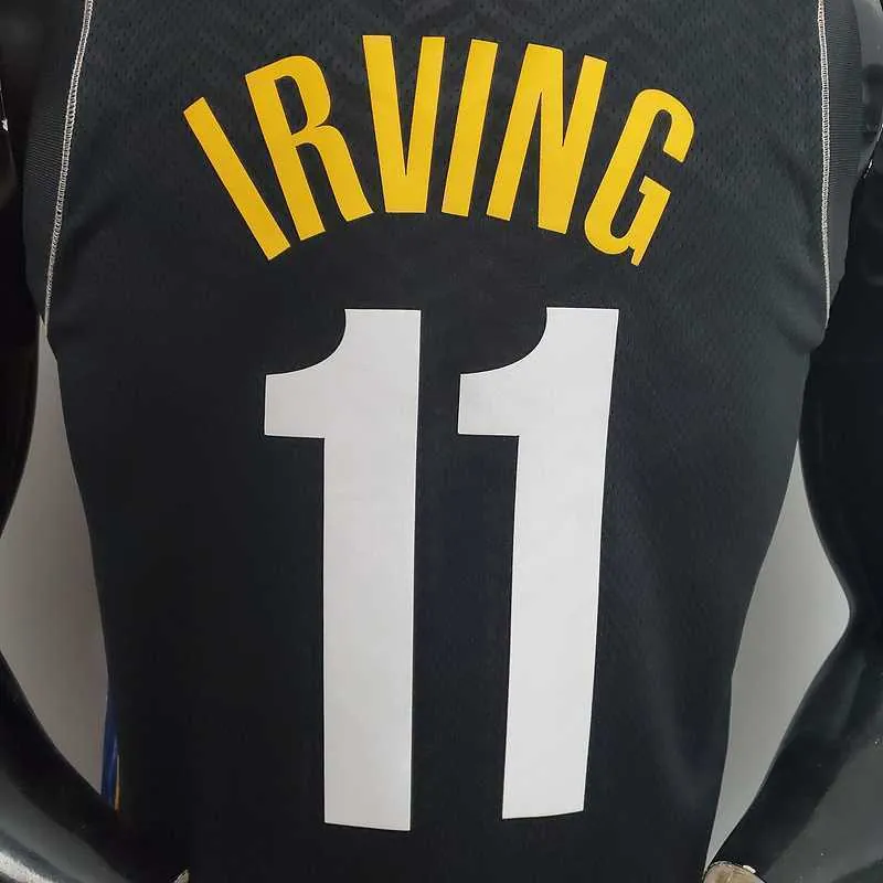 New Brooklyn Nets IRVING#11 City Edition Black 3