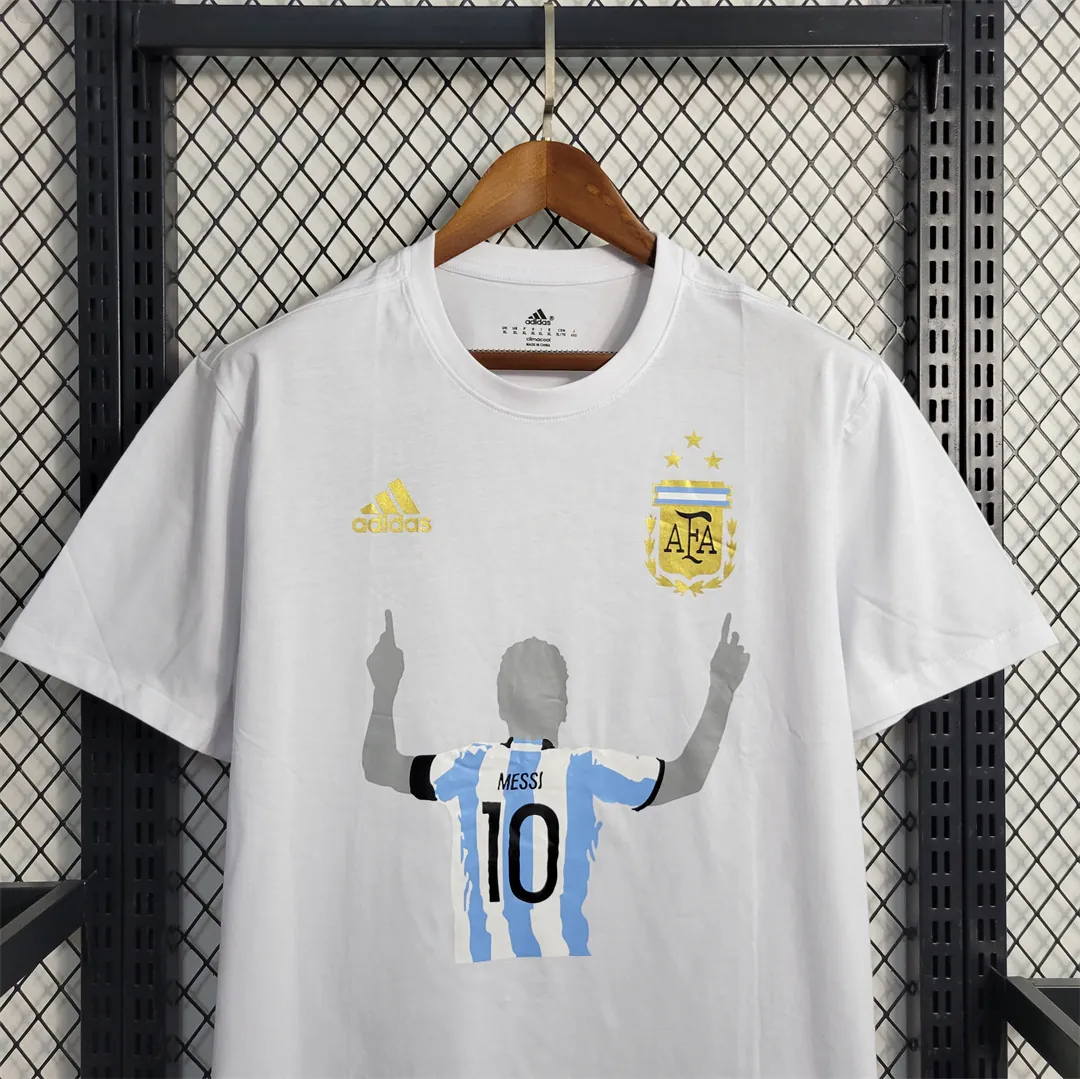 2023 Argentina white casual shirt 6