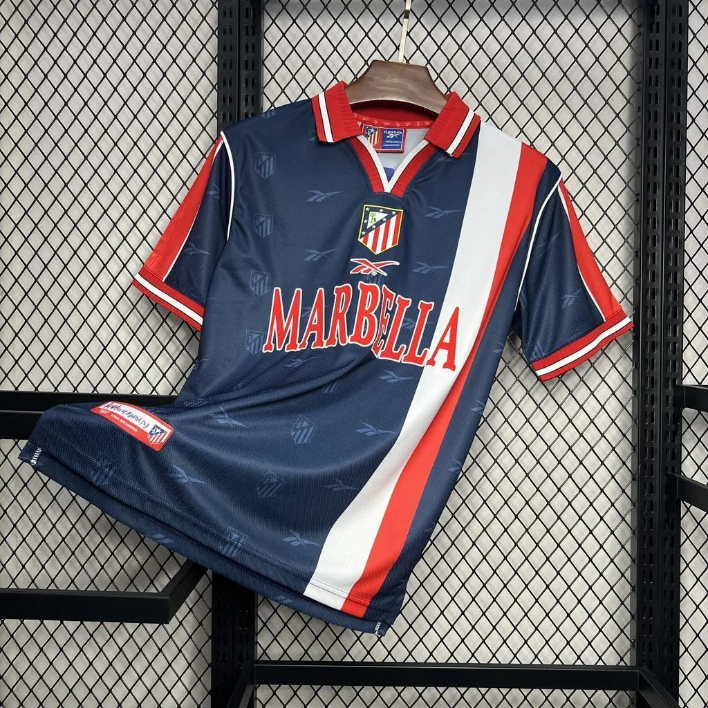 98-99 Atletico Madrid Away Retro Kit Vintage Shirt AAAAJersey Supplier Yupoo 6