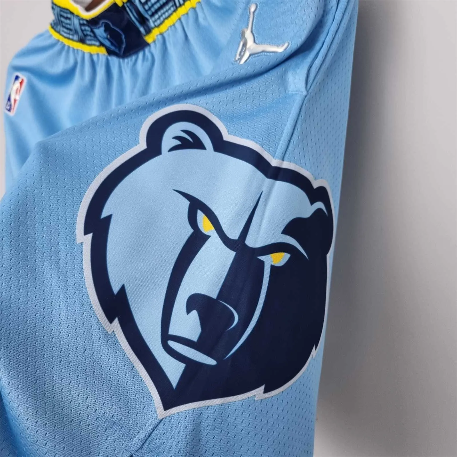 75th Anniversary Memphis Grizzlies Jordan Edition Blue Shorts NBA 7