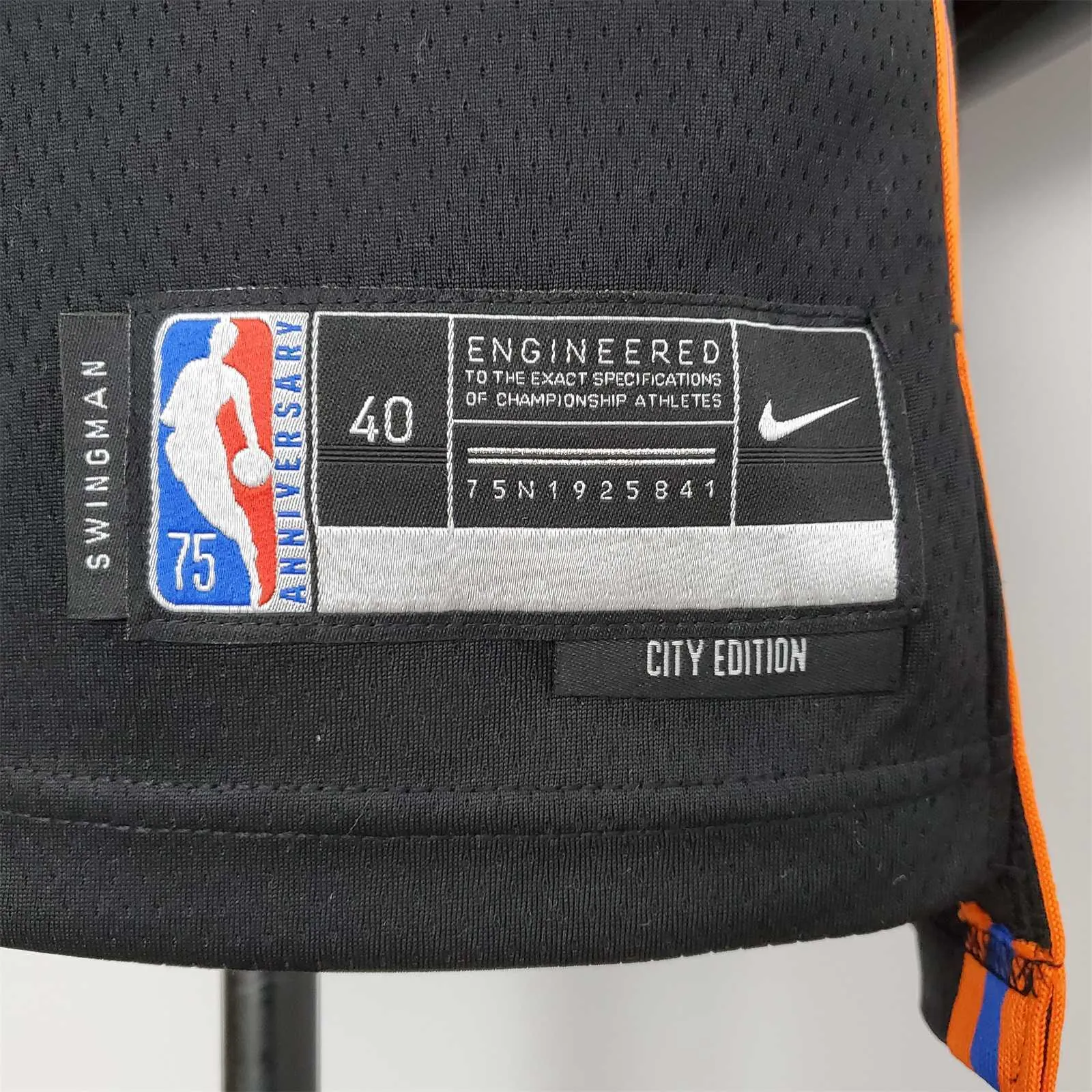 2022 Season Rose#4 Knicks Urban Edition Black NBA Jersey 5