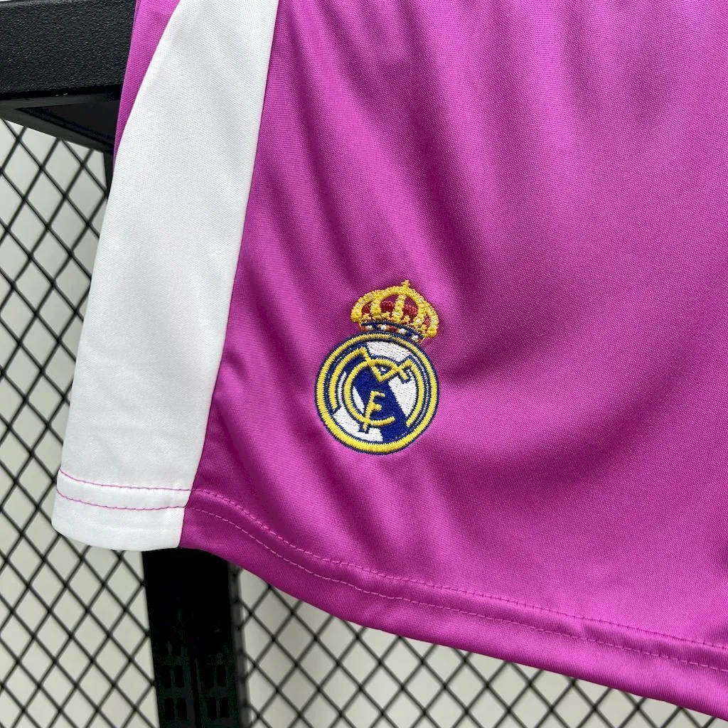 25-26 Real Madrid Purple Goalkeeper Kid Kits Youth Apparels AAAAJersey Wholesale Yupoo 4