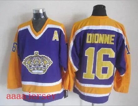 Los Angeles Kings retro ice hockey jersey M-3XL 洛杉矶国王队复古冰球服 4