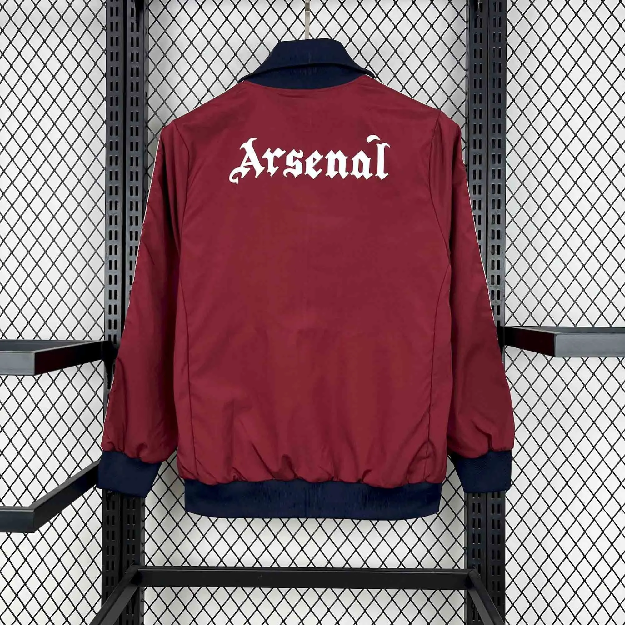 24-25 Arsenal Red Windbreaker Jacket AAAAJersey Supplier Yupoo 4