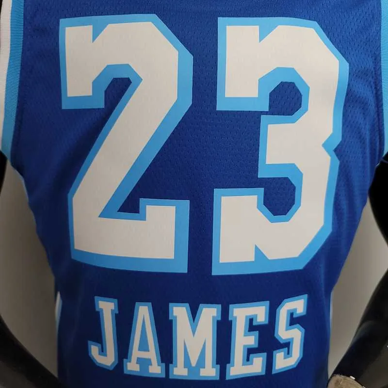 Retro night James #23 Lakers blue 4