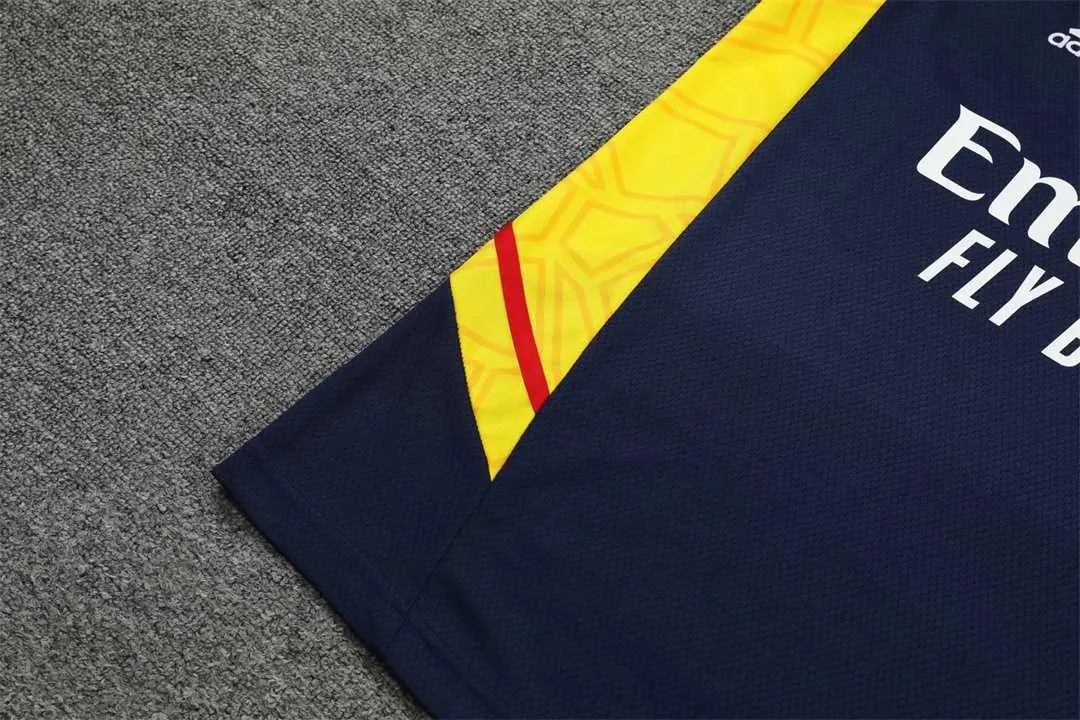 22-23 Arsenal Training Suit Short Sleeve Kit Royal Blue 7