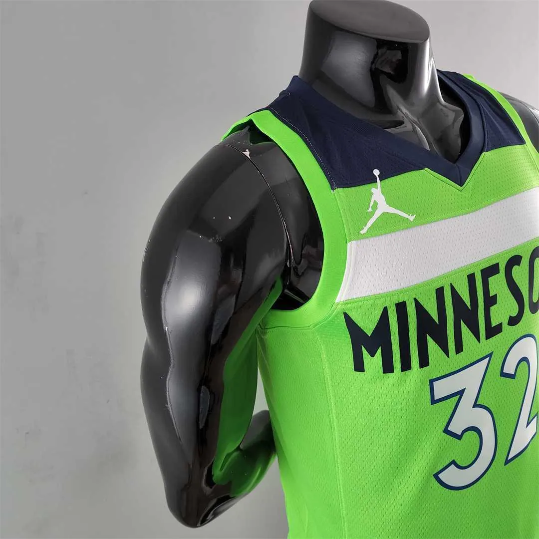 Minnesota Timberwolves TOWNS#32 Air Jordan NBA Jersey Blue 1