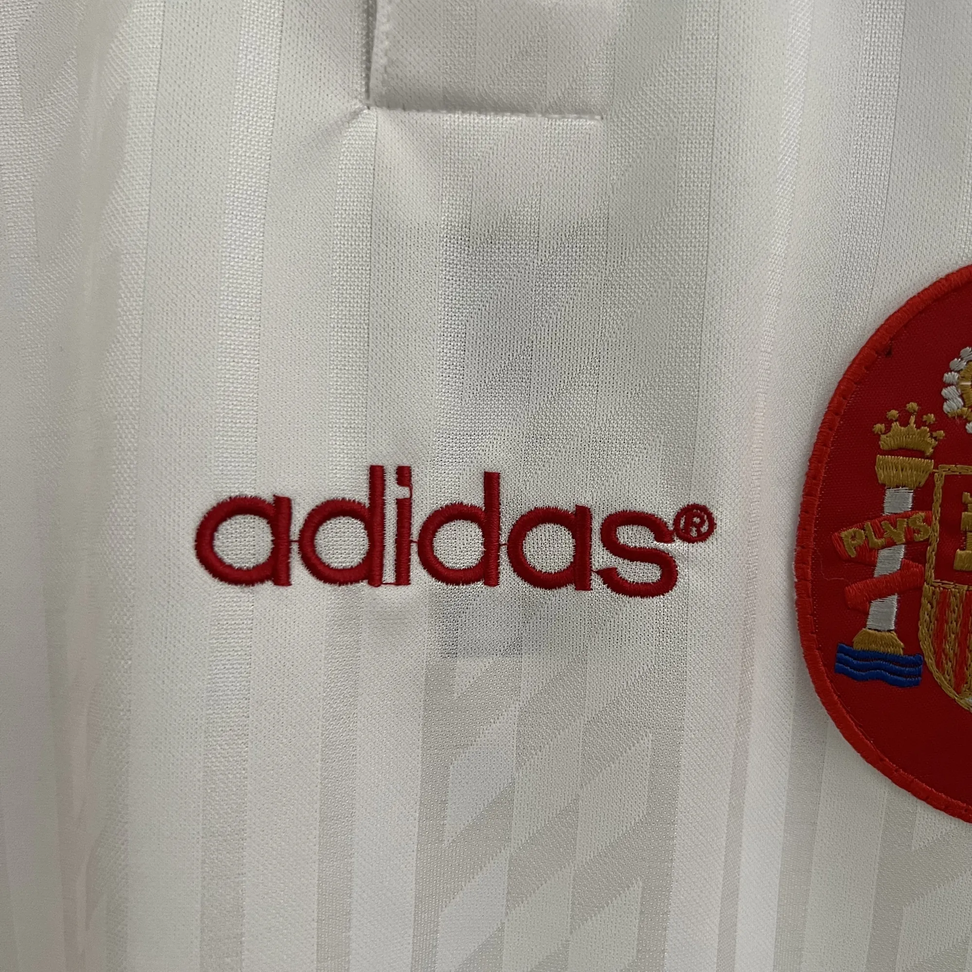 1994 Spain away white retro jersey 1
