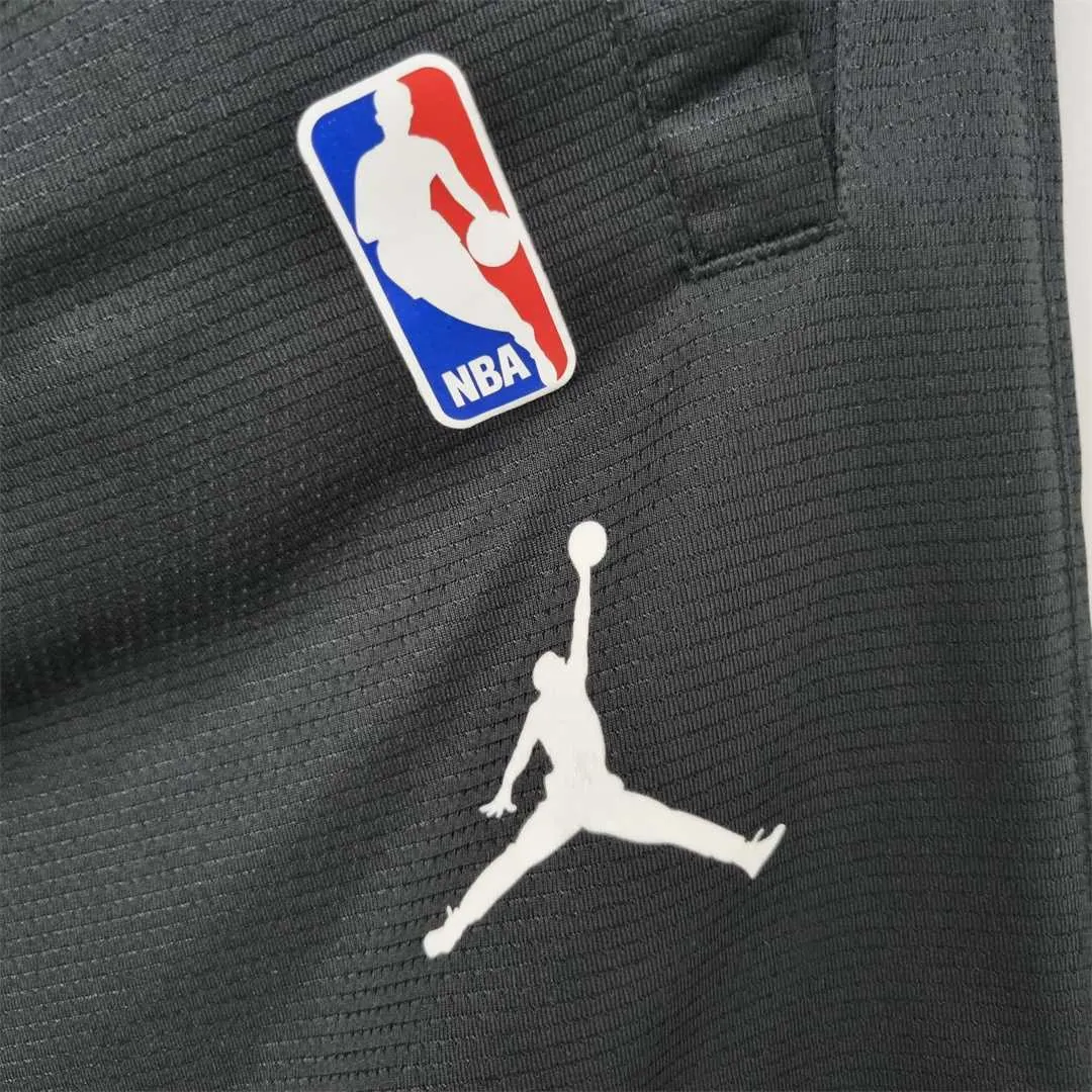 2022 Charlotte Hornets NBA US Training Shorts Black 1