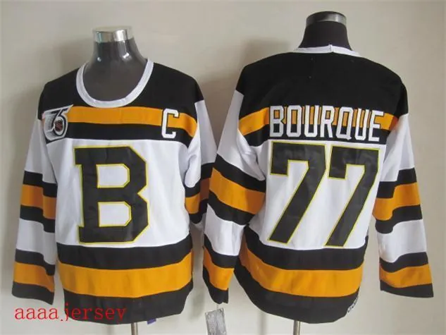 Boston Bruins retro ice hockey jersey M-3XL 波士顿棕熊队复古冰球服 8