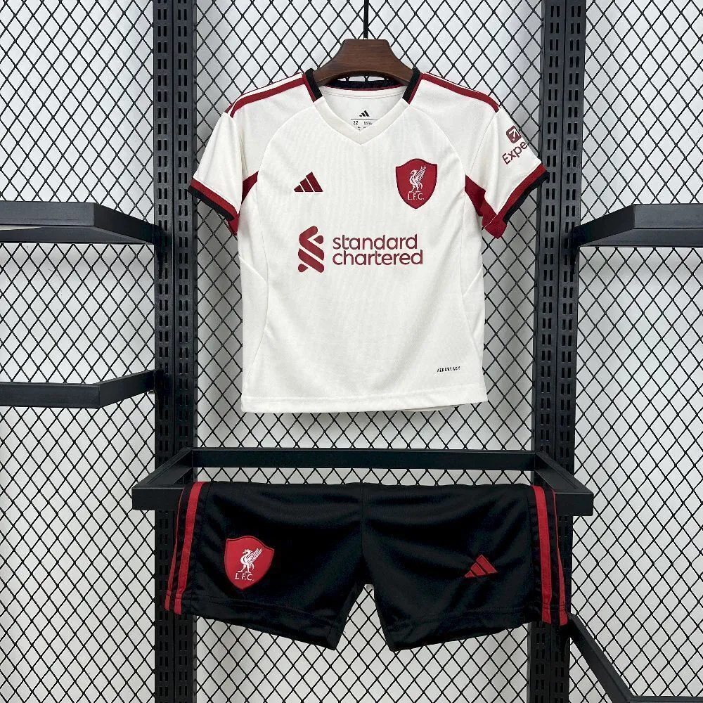 25-26 Liverpool Away Kids Kit Soccer Youth Apparels AAAAJersey Supply Yupoo 6