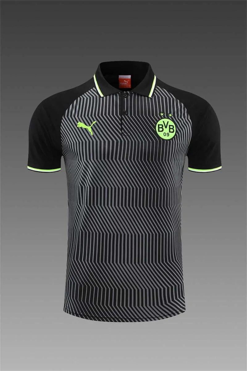 Polo Dortmund black stripes 9