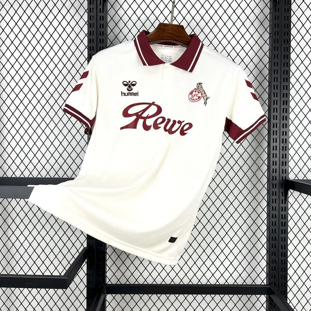 25-26 FC Köln Retro Commemorative Edition Football T-Shirt AAAAJersey Supply Yupoo 8