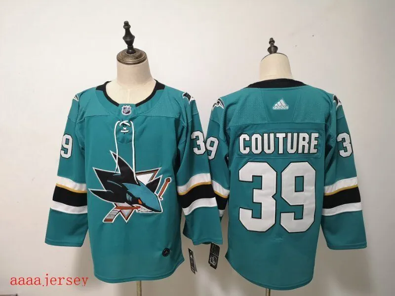San Jose Sharks ice hockey jersey M-3XL 圣何塞鲨鱼队冰球服 2