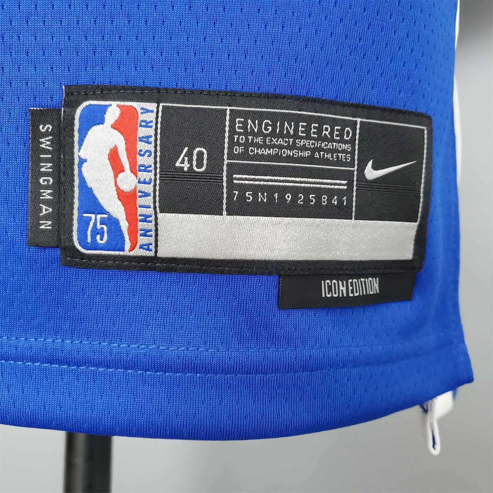 75th Anniversary WIGGINS#22 Warriors Blue 2