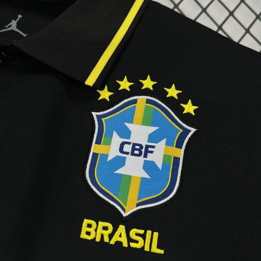 2026 Brazil Mens Polo Black T-Shirt AAAAJersey Supply Yupoo 5 4